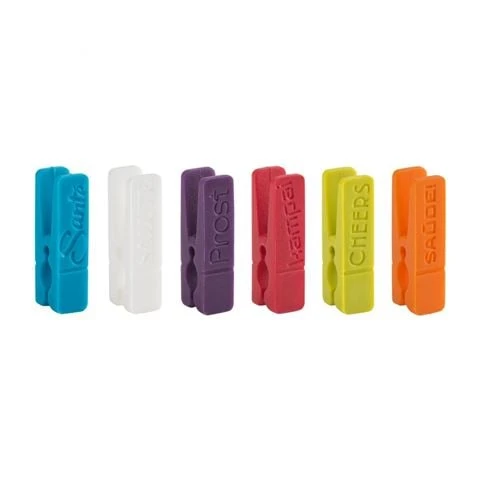 Trudeau - Wine Glass Charms Set 6pc 3 Trudeau - Wine Glass Charms Set 6pc