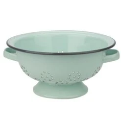 Falcon - Enamel Colander Pastel Blue