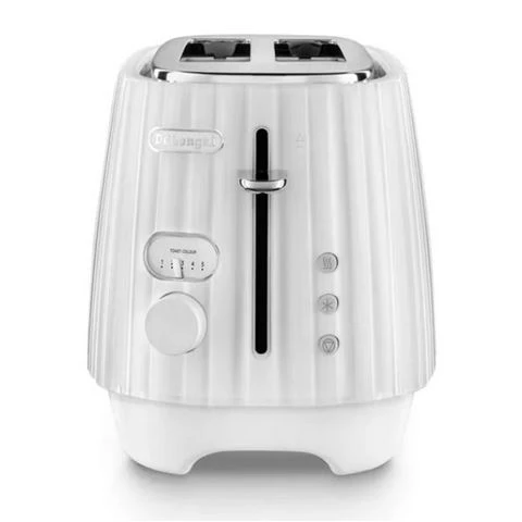 DeLonghi - Ballerina 2 Slice Toaster Opaline White 3 DeLonghi - Ballerina 2 Slice Toaster Opaline White