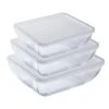 O'Cuisine - Cook, Freeze & Store Set W/Lids 6pce -Kitchen Supplies 159670 Large