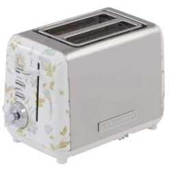 Laura Ashley - Elveden 2 Slice Toaster White & Silver