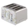 Laura Ashley - Elveden 4 Slice Toaster White & Silver 2 Laura Ashley - Elveden 4 Slice Toaster White & Silver -Kitchen Supplies 189316 Large