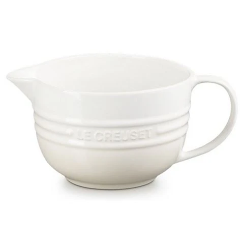 Le Creuset - Stoneware Mixing Jug Meringue 2L 3 Le Creuset - Stoneware Mixing Jug Meringue 2L