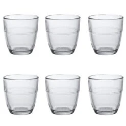 Duralex - Gigogne Clear Tumbler Set 90ml/6pce