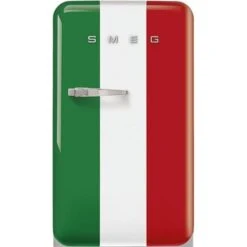 Smeg - 50's Retro Bar Refrigerator R/H Italian Flag 135L