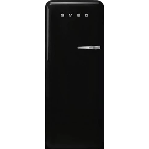 Smeg - 50's Style Retro Refrigerator L/H Black 281L 3 Smeg - 50's Style Retro Refrigerator L/H Black 281L