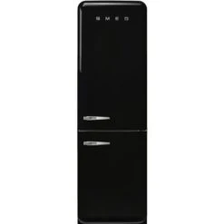 Smeg - 50's Retro Refrigerator Black R/H 331L