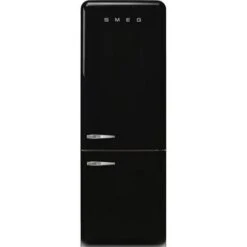 Smeg - 50's Retro Refrigerator R/H Frost Free Black 481L