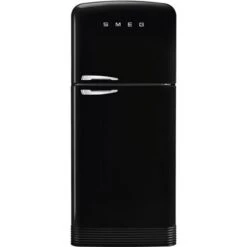 Smeg - 50's Retro Refrigerator R/H Top Mount Black 524L
