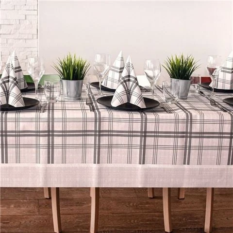 BioNap - TableSet Disposable Tablecloth/Napkins G.Grey 11pc 3 BioNap - TableSet Disposable Tablecloth/Napkins G.Grey 11pc