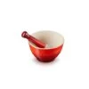 Le Creuset - Stoneware Pestle & Mortar Cerise 1 Le Creuset - Stoneware Pestle & Mortar Cerise -Kitchen Supplies 193733 Large
