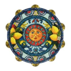 Baci Milano - Joke Sicily Blue Tambourine Cutting Board Small