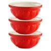 Mason Cash - Hearts Mixing Bowl Red 29cm/4L Set 3pce 2 Mason Cash - Hearts Mixing Bowl Red 29cm/4L Set 3pce -Kitchen Supplies 409463 Large
