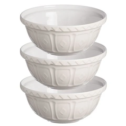 Mason Cash - Mixing Bowl Cream 29cm Set 3pce 3 Mason Cash - Mixing Bowl Cream 29cm Set 3pce