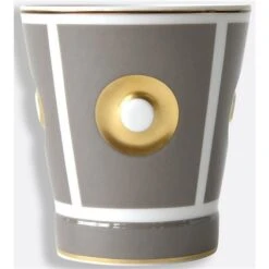 Bernardaud - Eolie Goblet Taupe & Gold 250ml