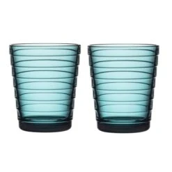 Iittala - Aino Aalto Tumbler Sea Blue Small 220ml Set 2pce