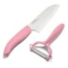 Kyocera - Ceramic Santoku Knife & Peeler Pink Set 2pce -Kitchen Supplies 451525 Large