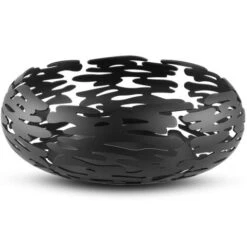 Alessi - Barknest Basket Black 21x7cm