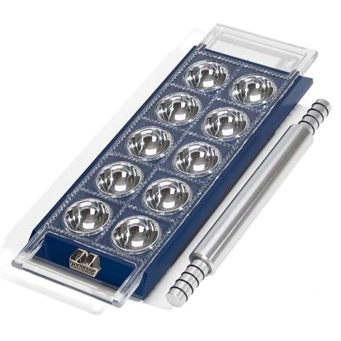 Marcato - Ravioli Tablet With Rolling Pin Blue 3 Marcato - Ravioli Tablet With Rolling Pin Blue