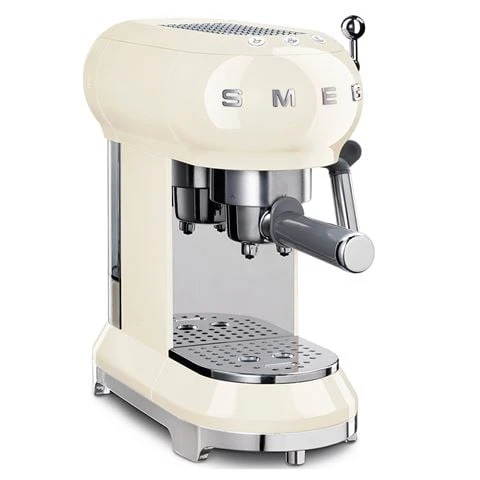 Smeg - 50's Retro Espresso Coffee Machine ECF01 Cream 3 Smeg - 50's Retro Espresso Coffee Machine ECF01 Cream