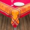 L'Ensoleillade - Senanque Red Tablecloth Coated 160x160cm 2 L'Ensoleillade - Senanque Red Tablecloth Coated 160x160cm -Kitchen Supplies 496881 Large