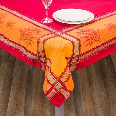 L'Ensoleillade - Senanque Red Tablecloth Coated 160x160cm 3 L'Ensoleillade - Senanque Red Tablecloth Coated 160x160cm