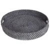 Rattan - Tray Round Large Blackwash 2 Rattan - Tray Round Large Blackwash -Kitchen Supplies 498303 Large