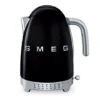 Smeg - 50's Variable Temperature Kettle KLF04 Black -Kitchen Supplies 499297 Large