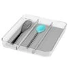Madesmart - Clear Soft Grip Utensil Tray