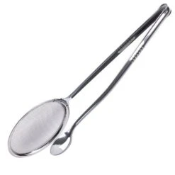 Cuisena - Stainless Steel 2-In-One Frying Tongs And Strainer