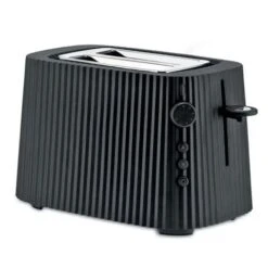 Alessi - Plisse Electric 2 Slice Toaster Black