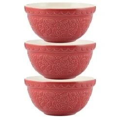 Mason Cash - In The Forest Mixing Bowl Hedgehog Red Set 3pce
