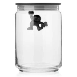 Alessi - Gianni Jar Medium With Lid Black