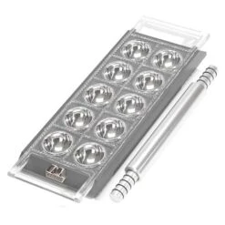 Marcato - Ravioli Tablet With Rolling Pin Silver