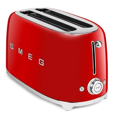 Smeg - 50's Retro 4 Slice Toaster TSF02 Red 3 Smeg - 50's Retro 4 Slice Toaster TSF02 Red