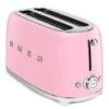 Smeg - 50's Retro 4 Slice Toaster TSF02 Pastel Pink -Kitchen Supplies 689032 Large
