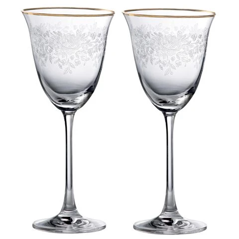 Royal Albert - Old Country Roses Wine Set 2pce 3 Royal Albert - Old Country Roses Wine Set 2pce